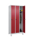 Spind Classic Plus lichtgrau, rubinrot 080010-30 S10001, 3 Schließfächer 90,0 x 50,0 x 195,0 cm